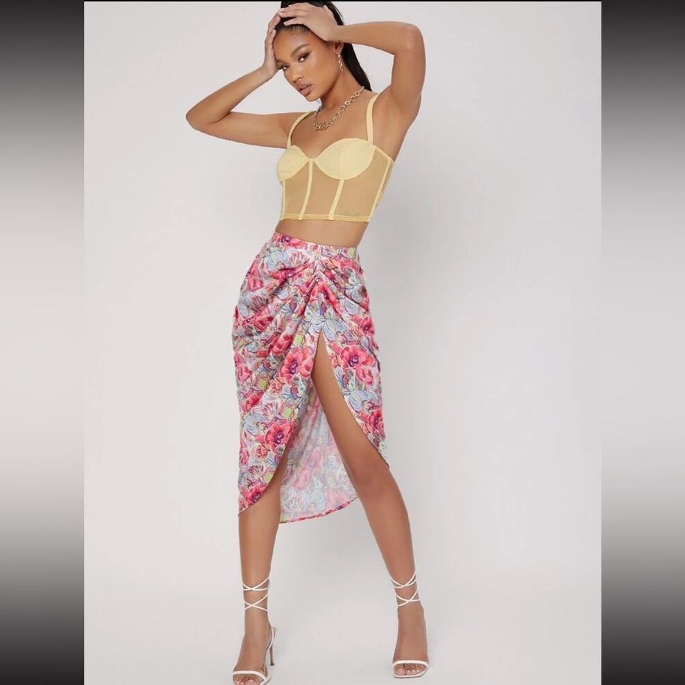 Shein floral -SKIRT ONLY